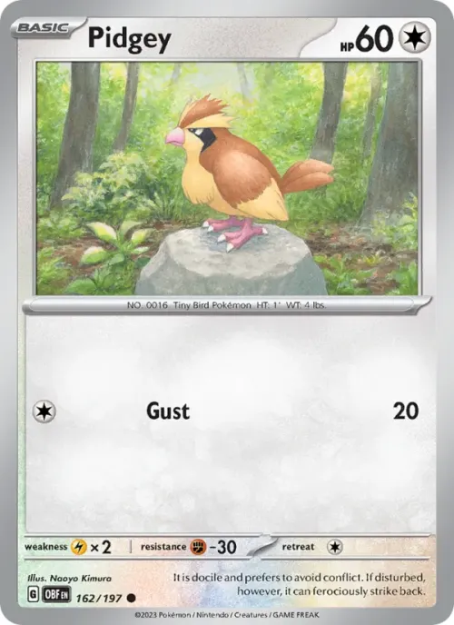 Pidgey - Reverse Holo