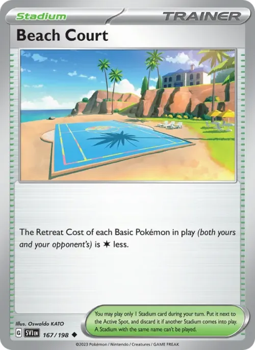Beach Court - Reverse Holo