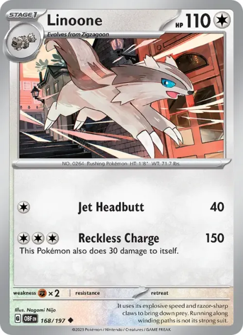 Linoone - Reverse Holo