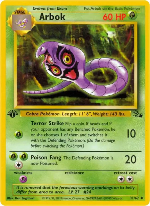 Arbok - 1st Edition