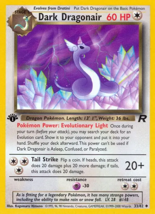 Dark Dragonair - 1st Edition