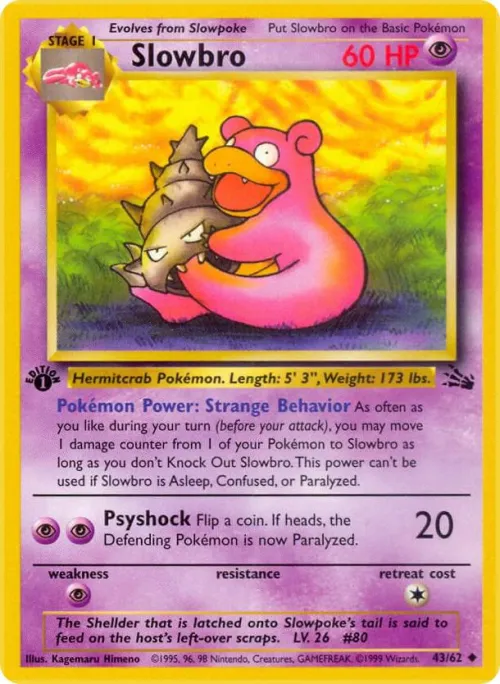 Slowbro - 1st Edition