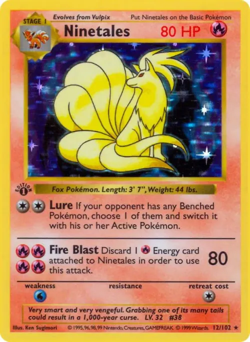 Ninetales - 1st Edition Holo