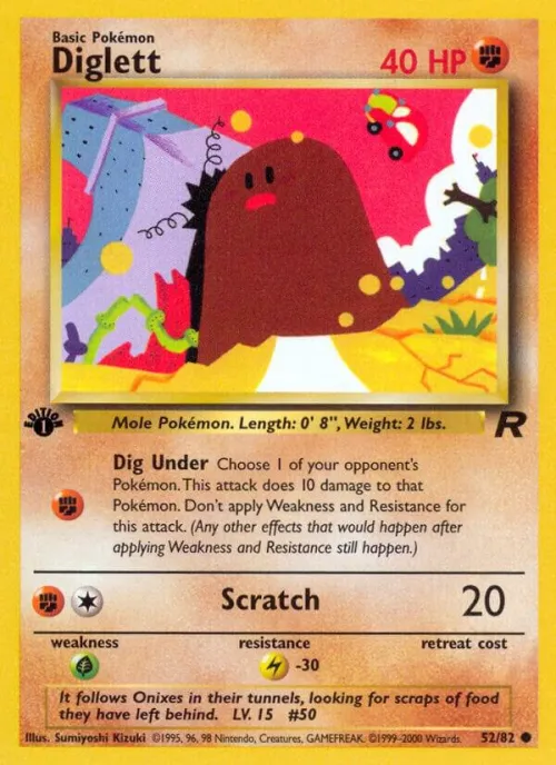 Diglett - 1st Edition