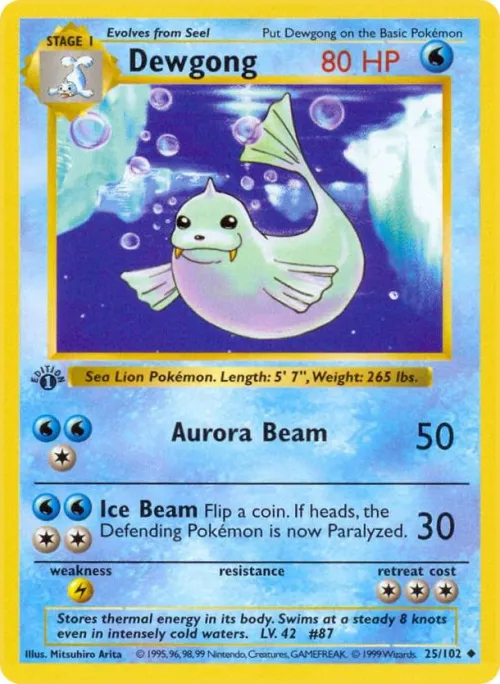 Dewgong - 1st Edition