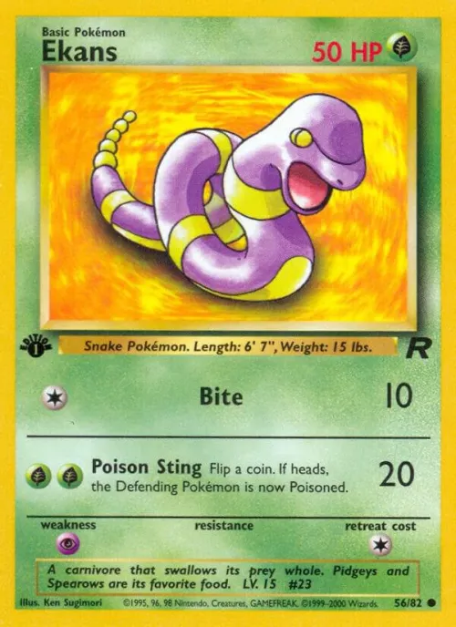Ekans - 1st Edition