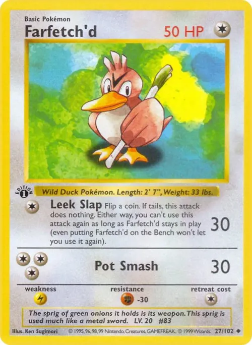 Farfetch'd - 1st Edition