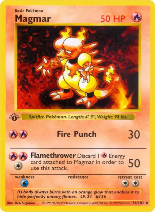 Magmar - 1st Edition