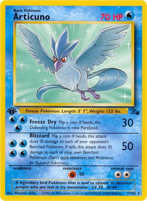 Articuno (17) - 1st Edition