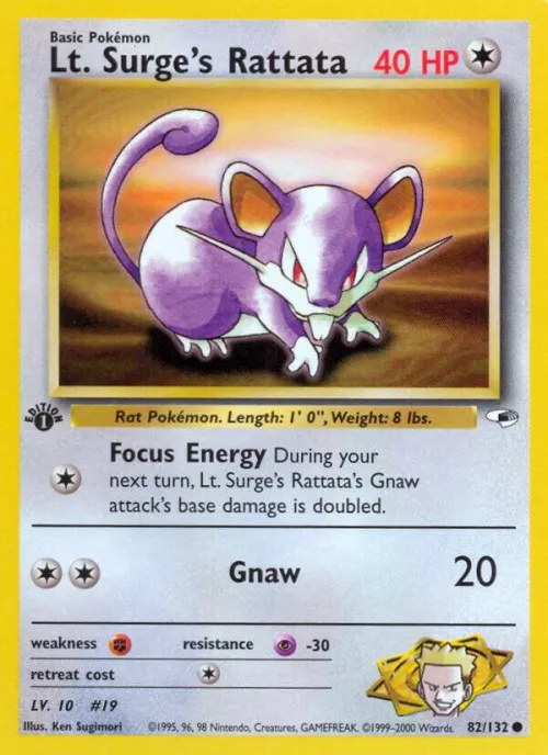 Lt. Surge's Rattata - Unlimited