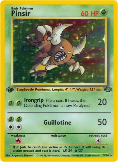 Pinsir (9) - 1st Edition Holo