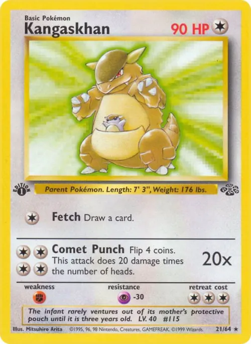 Kangaskhan (21) - 1st Edition