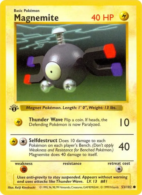 Magnemite - 1st Edition