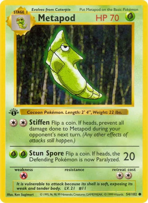 Metapod - 1st Edition