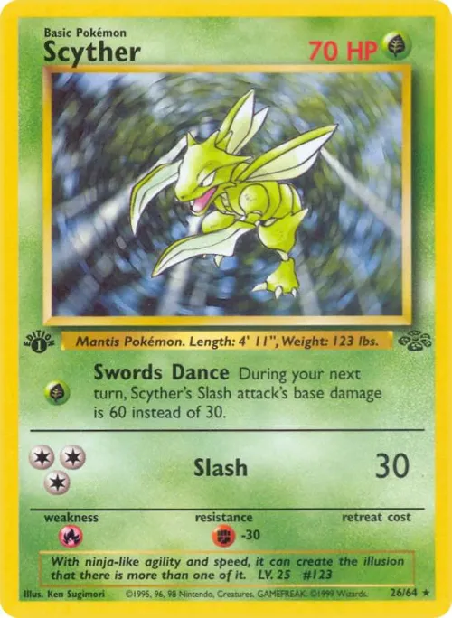 Scyther (26) - 1st Edition