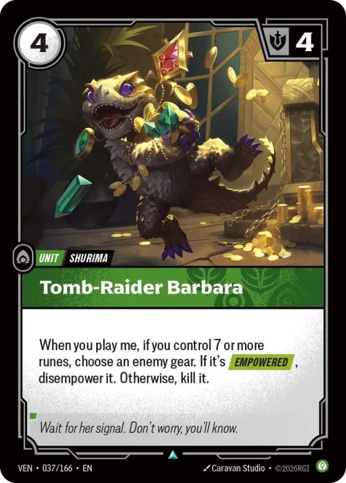 Tomb-Raider Barbara - Foil