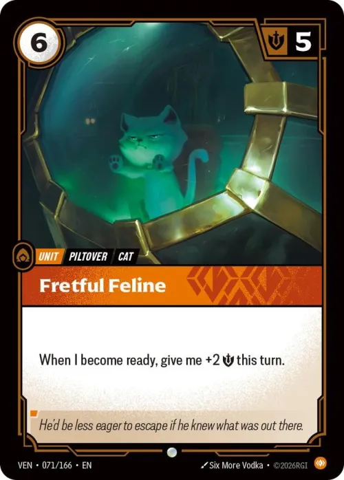 Fretful Feline - Foil