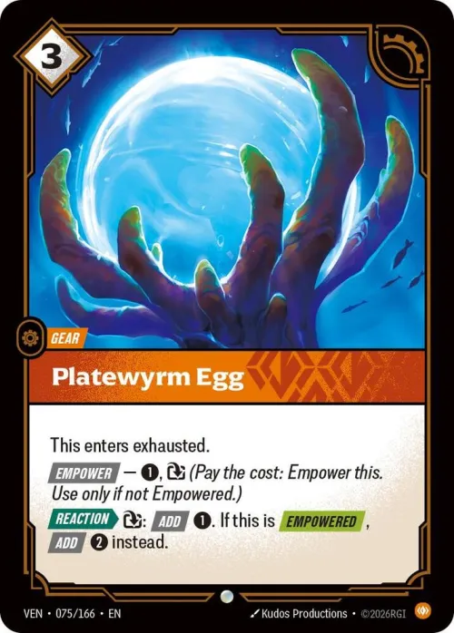 Platewyrm Egg - Foil