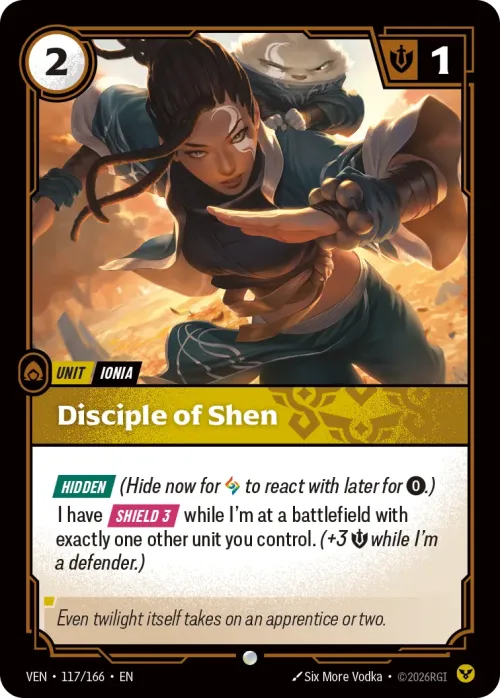 Disciple of Shen - Foil
