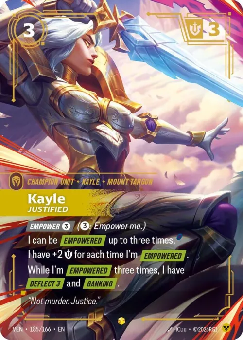 Kayle, Justified