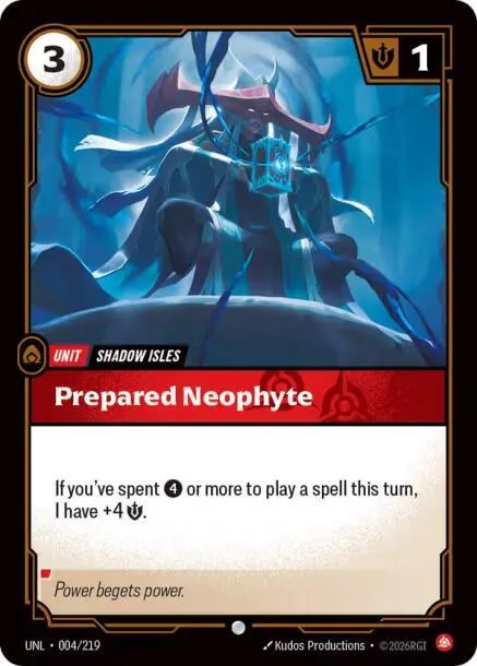 Prepared Neophyte - Foil