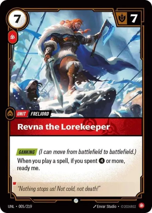Revna the Lorekeeper - Foil