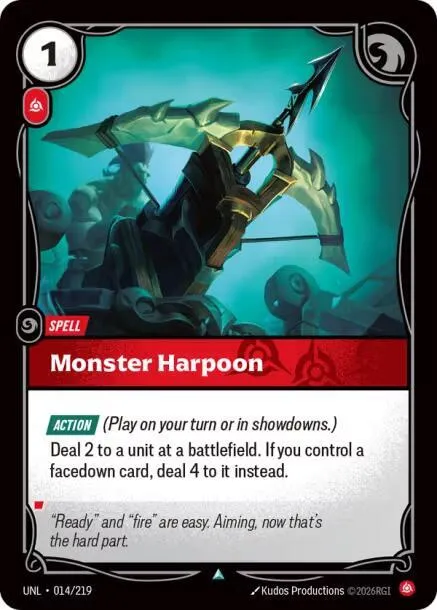 Monster Harpoon - Foil