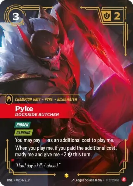 Pyke, Dockside Butcher