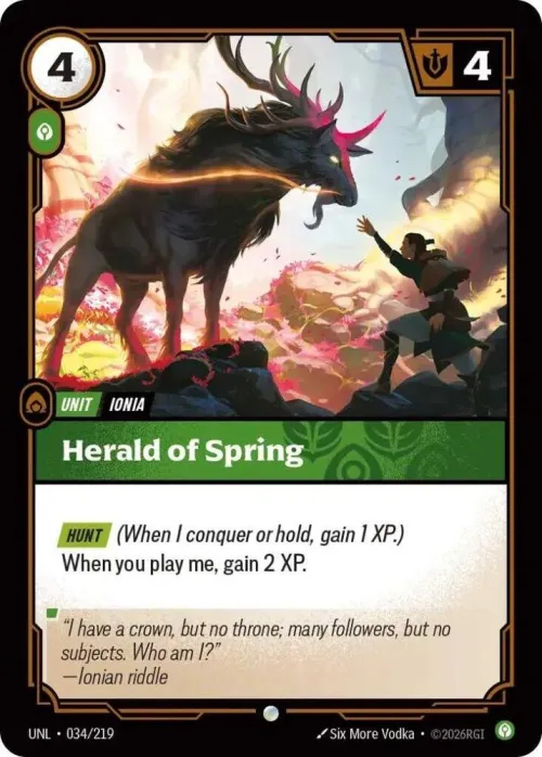 Herald of Spring - Foil