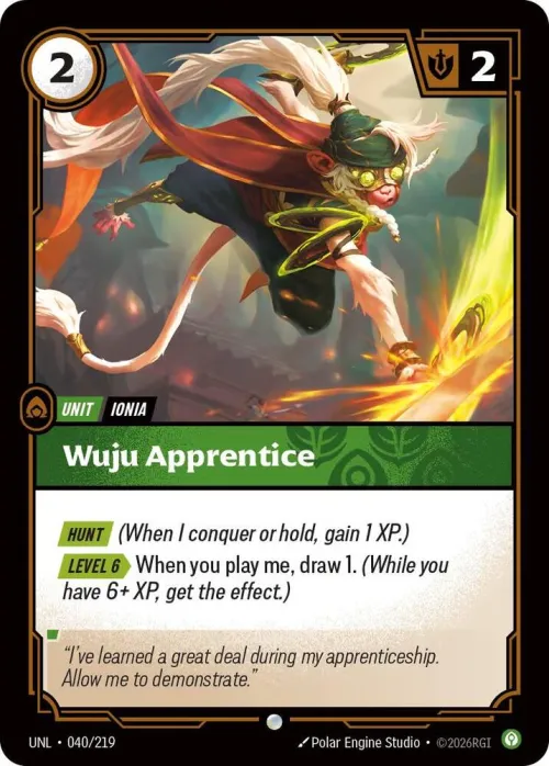 Wuju Apprentice - Foil