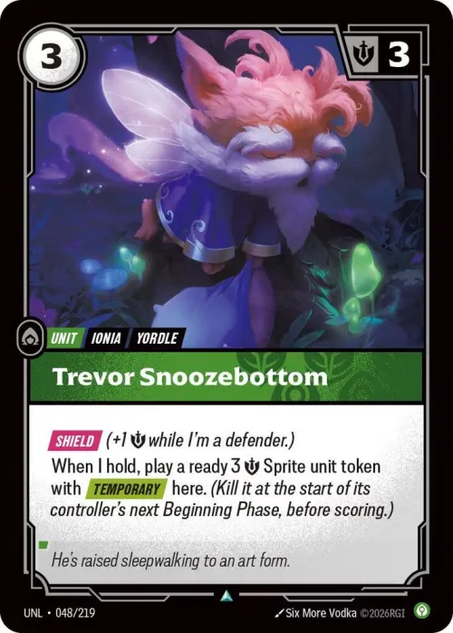 Trevor Snoozebottom - Foil