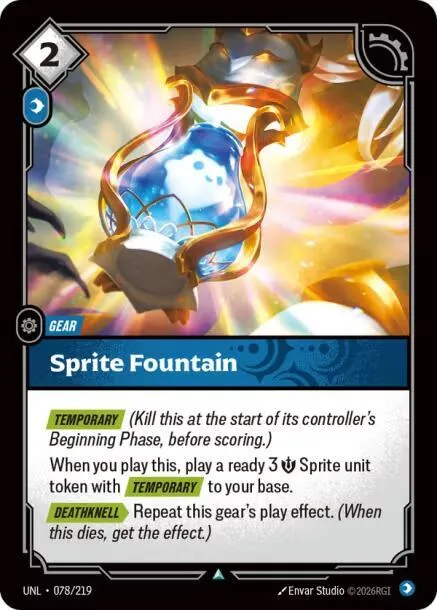 Sprite Fountain - Foil