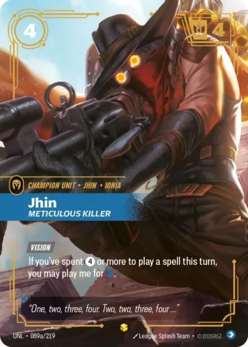 Jhin, Meticulous Killer