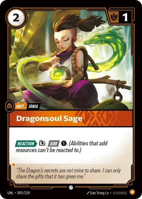 Dragonsoul Sage - Foil
