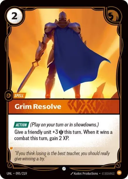 Grim Resolve - Foil
