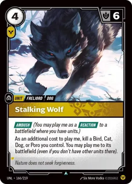 Stalking Wolf - Foil