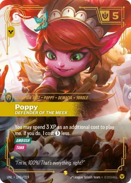 Poppy, Defender of the Meek