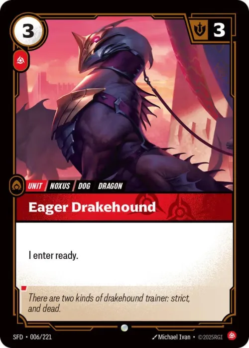 Eager Drakehound - Foil