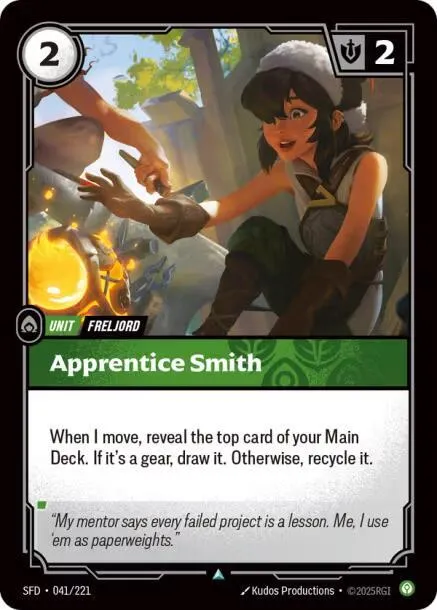 Apprentice Smith - Foil