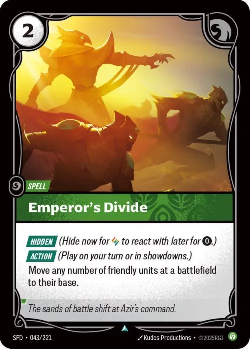 Emperor's Divide - Foil