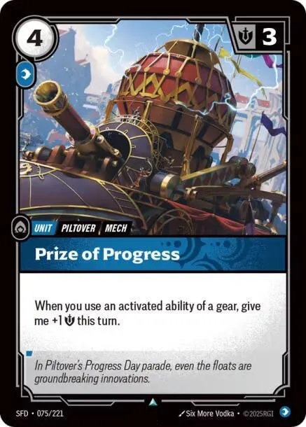 Prize of Progress - Foil