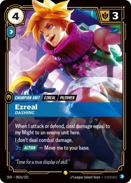 Ezreal, Dashing