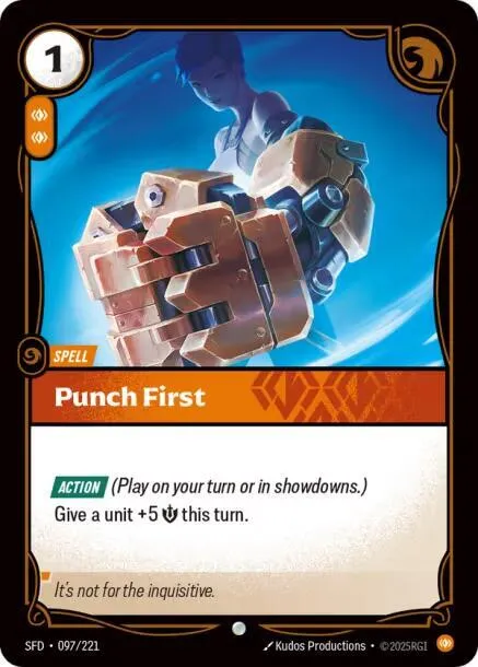 Punch First - Foil