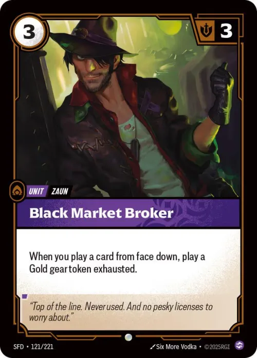 Black Market Broker - Foil
