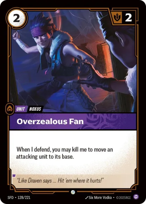 Overzealous Fan - Foil