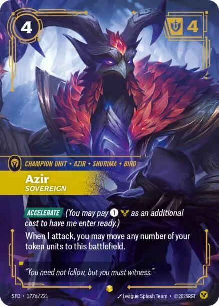 Azir, Sovereign