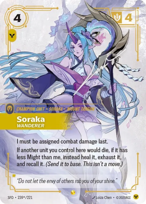 Soraka, Wanderer