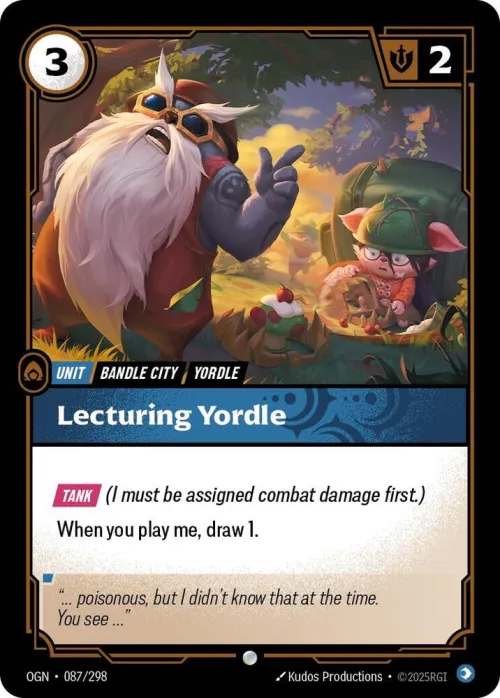Lecturing Yordle - Foil
