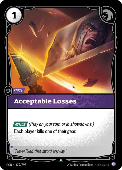 Acceptable Losses - Foil