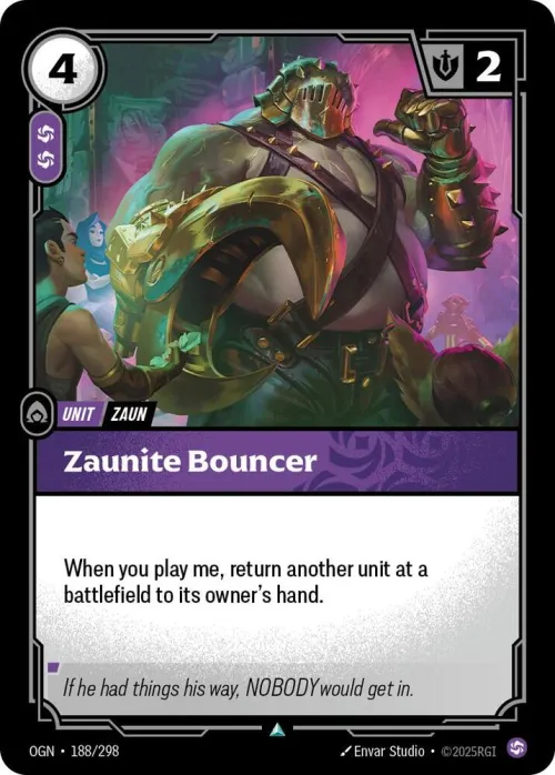 Zaunite Bouncer - Foil